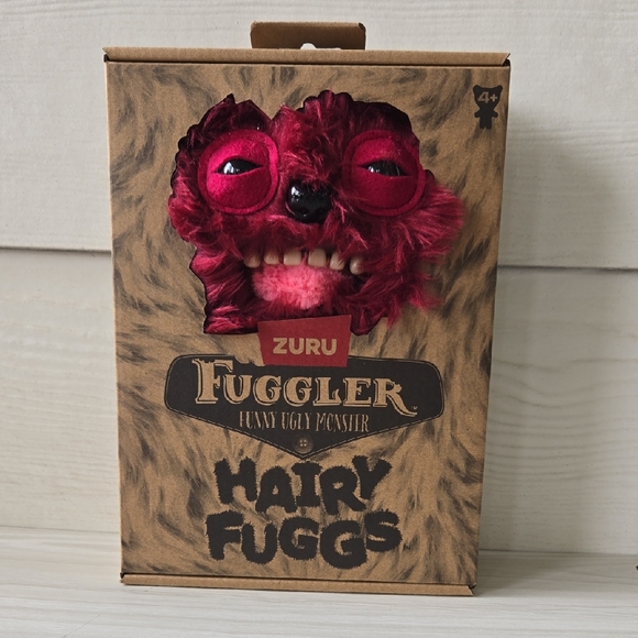 suru fuggler Other - Fuggler Hairy Fuggs Red Plush Monster Toy